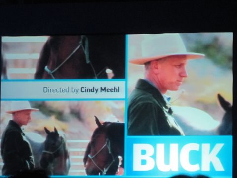 Projected on screen at Sundance Awards Ceremony
