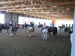 Horsemanship 1, indoor arena