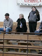 Ricky, Cindy, Gwen and Don watching Buck and Reata