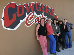 Cowgirl crew at Cowgirl Cafe