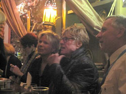 Joy Reed, Cindy Meehl, Robert Redford, and Buck Brannaman at Chimo's for Premier Party